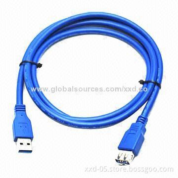 USB2.0 Data Transfer and Charging USB Cable for Cellphones, AM Micro 5-pin, 480Mbps